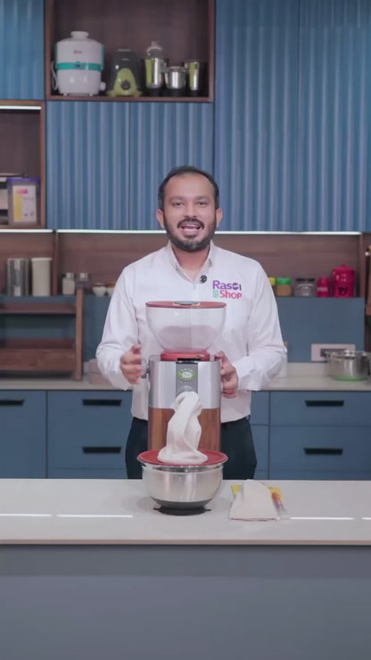 Softel Multi Grain Millet Mill | Atta Chakki | Stone Based Flour Mill & Masala Grinder for Home | Auto Clean | 7.5–10 Kgs/Hour | Energy Efficient